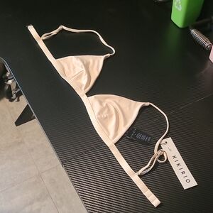 Kikirio Cream Bikini Top